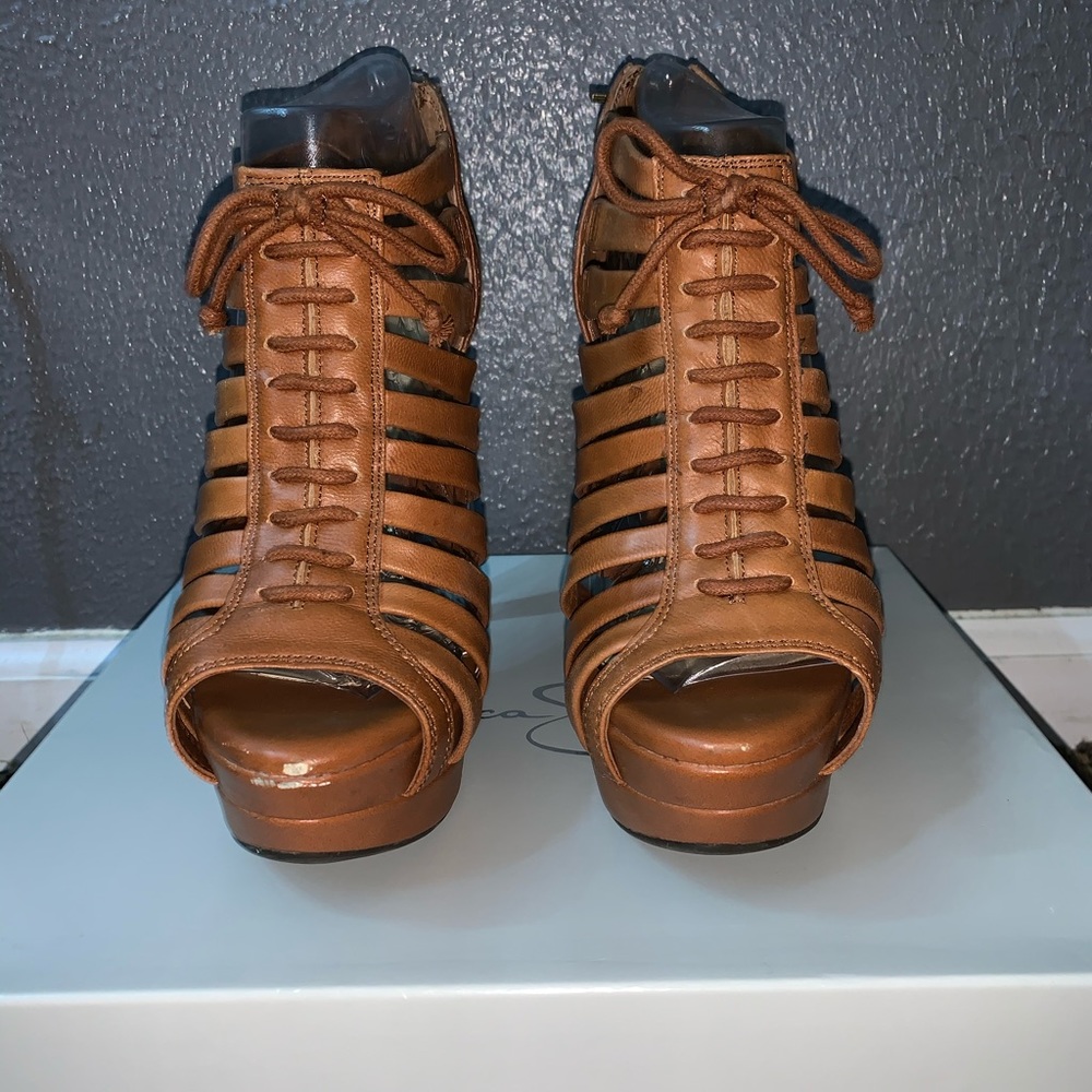 Jessica Simpson Sirrah Gladiator Heels
